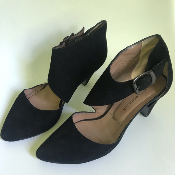 Sigerson Morrison black suede heels - Picture 3 of 8